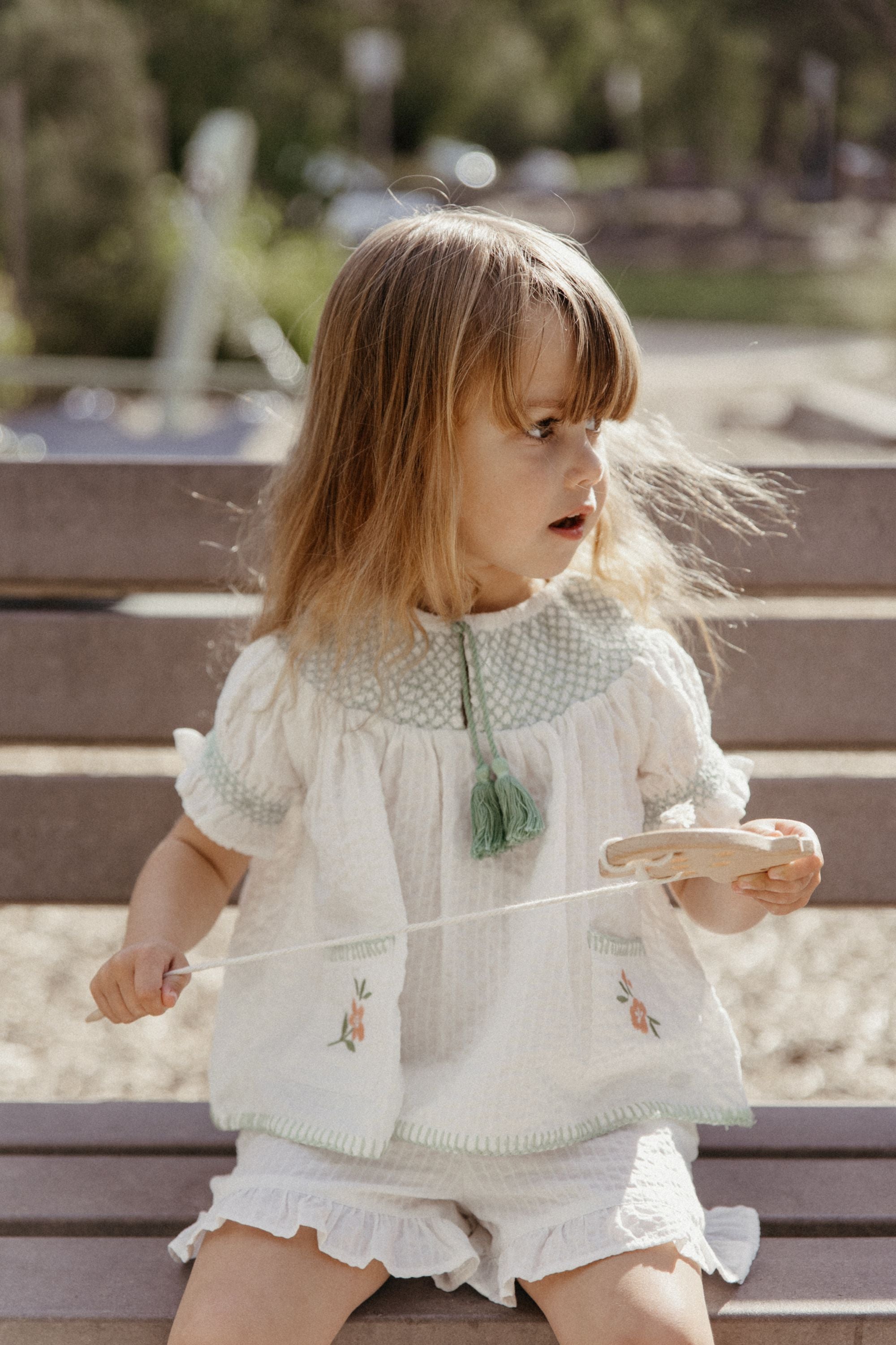 wirrawirra baby dress seersucker top white 24 Midsummer Blouses Girls New Arrivals Shirts