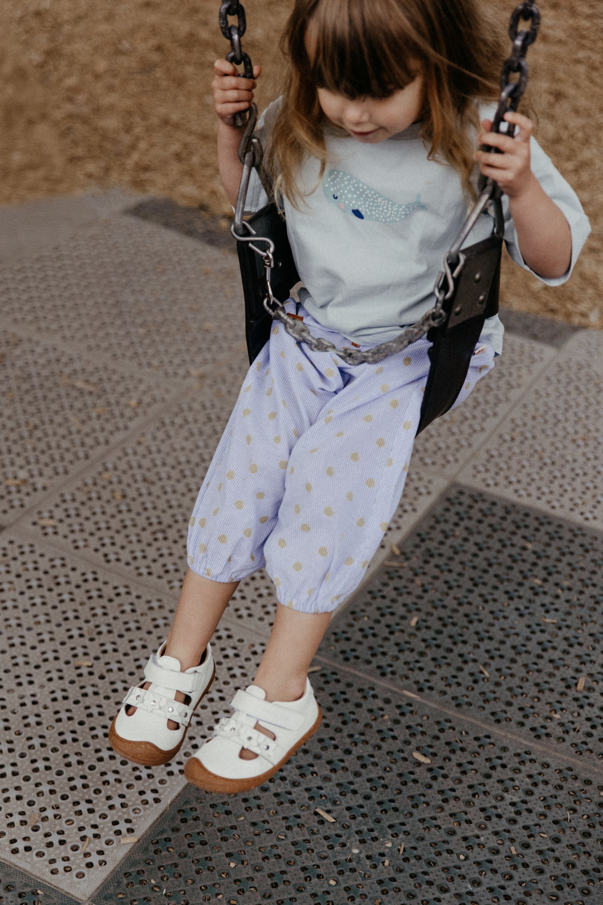 wirrawirra organic infant clothes polka dot pants blue 24 Midsummer Boys Girls Leggings New Arrivals Trousers
