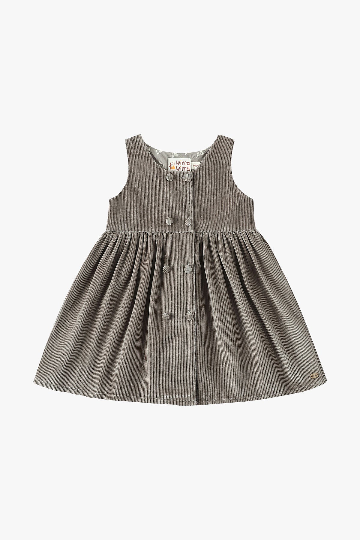 grey corduroy dress Chocolate Corduroy Dress