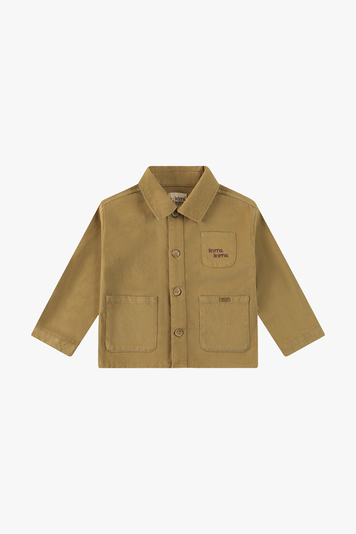 wirrawirra newborn clothes long sleeved jacket khaki 24 Spring Boys Gilets Girls Jackets New Arrivals Gilets