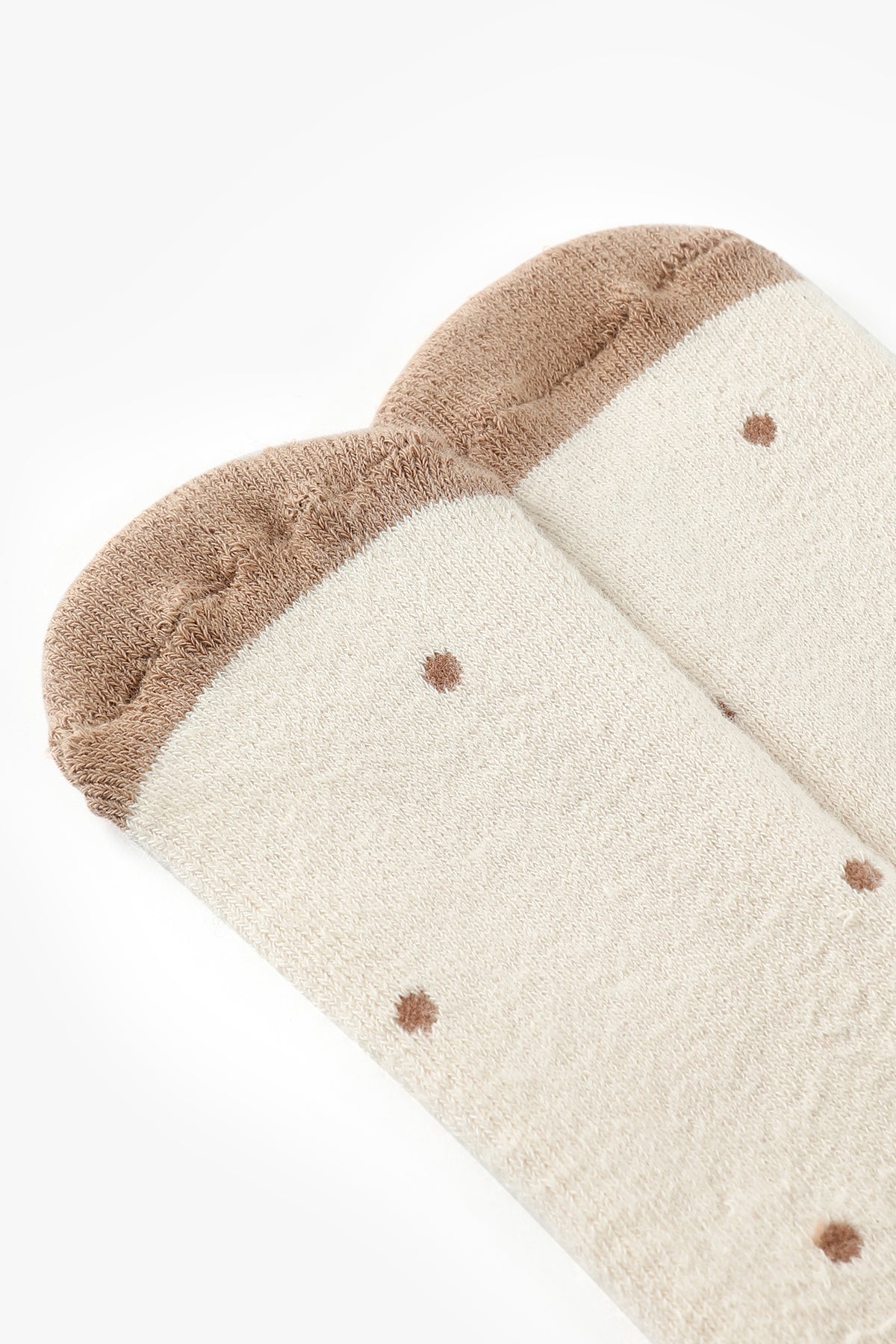 wirrawirra gender neutral baby clothespolka dot socks light beige24 Winter Boys Girls New Arrivals Sock