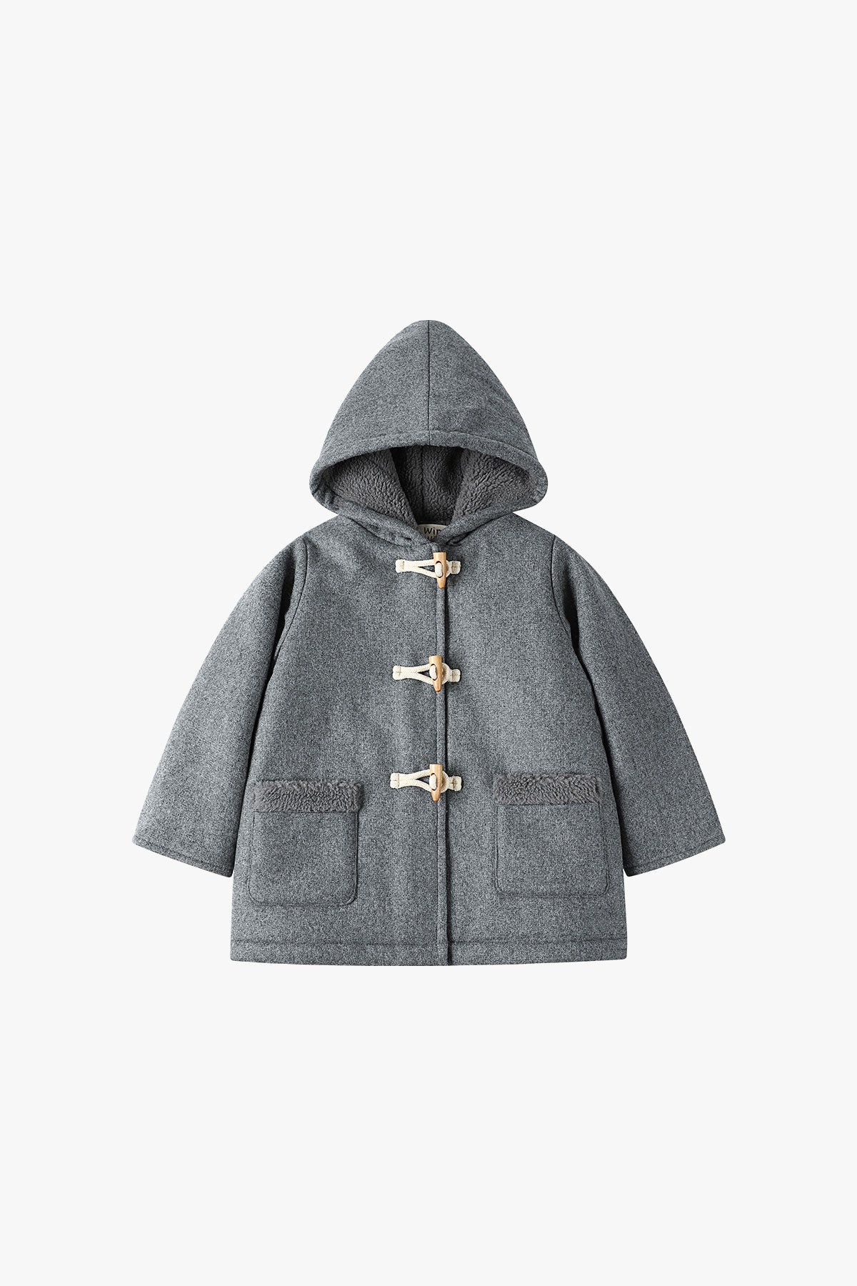 Woolen Coat Charcoal Grey