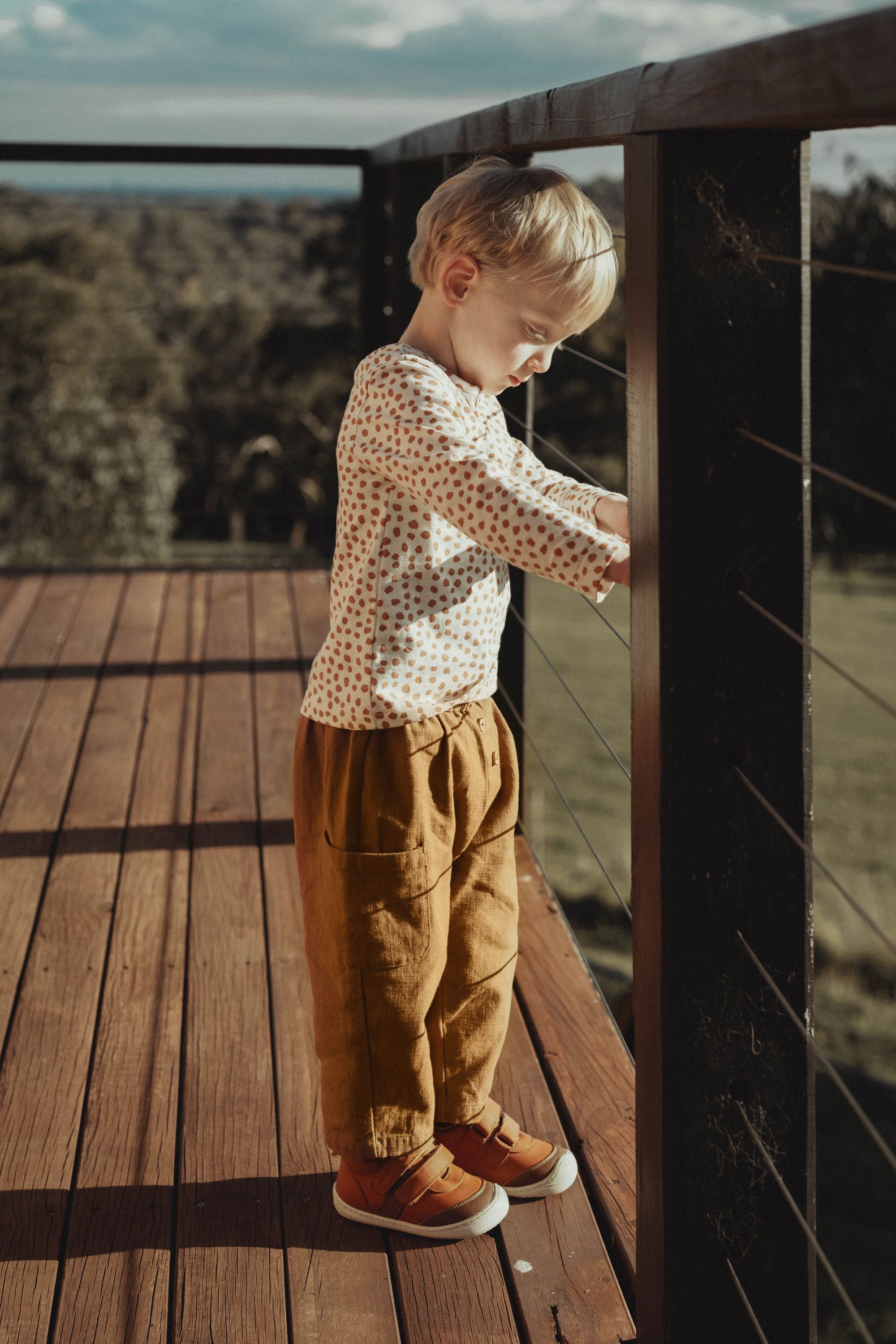wirrawirra baby clothes printed long sleeve t shirt leopard 24 Autumn Autumn Boys Essentials Girls New Arrivals Spring