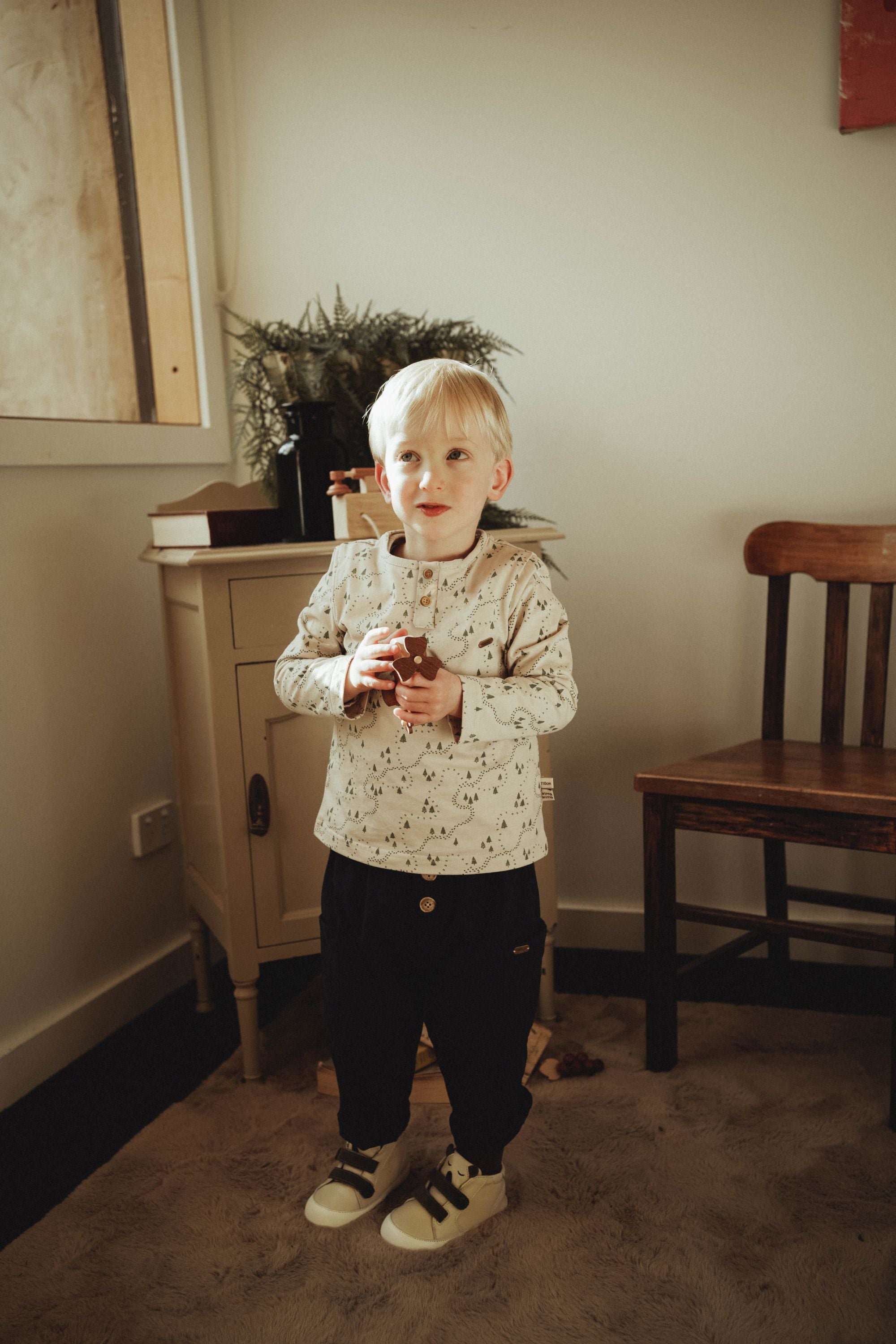 wirrawirra gender neutral baby clothes printed long sleeve t shirt forest 24 Autumn Autumn Boys Essentials Girls New Arrivals Spring