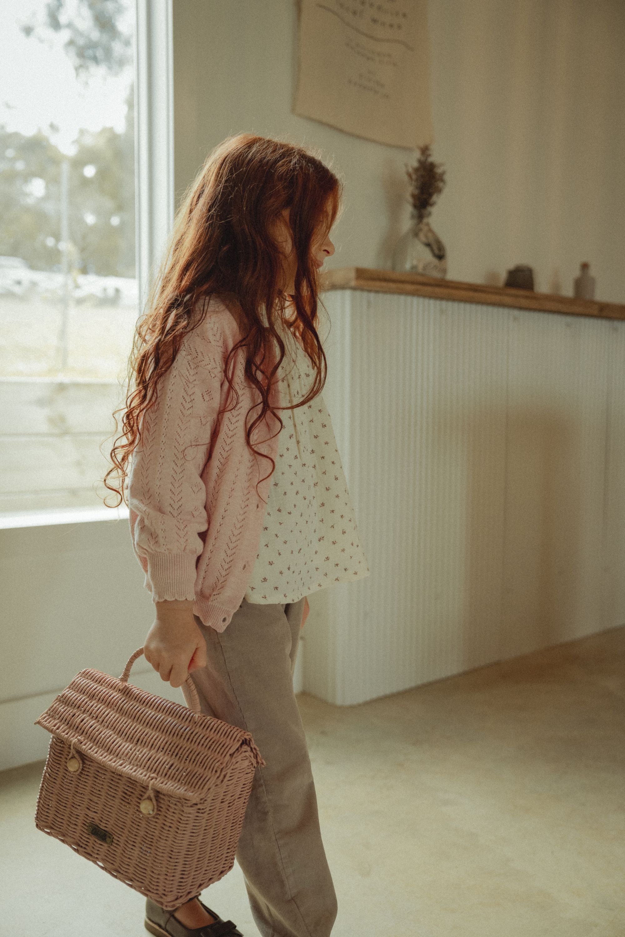 wirrawirra baby stuff long sleeved cardigan pale pink 24 Spring Cardigans Girls New Arrivals Sweaters