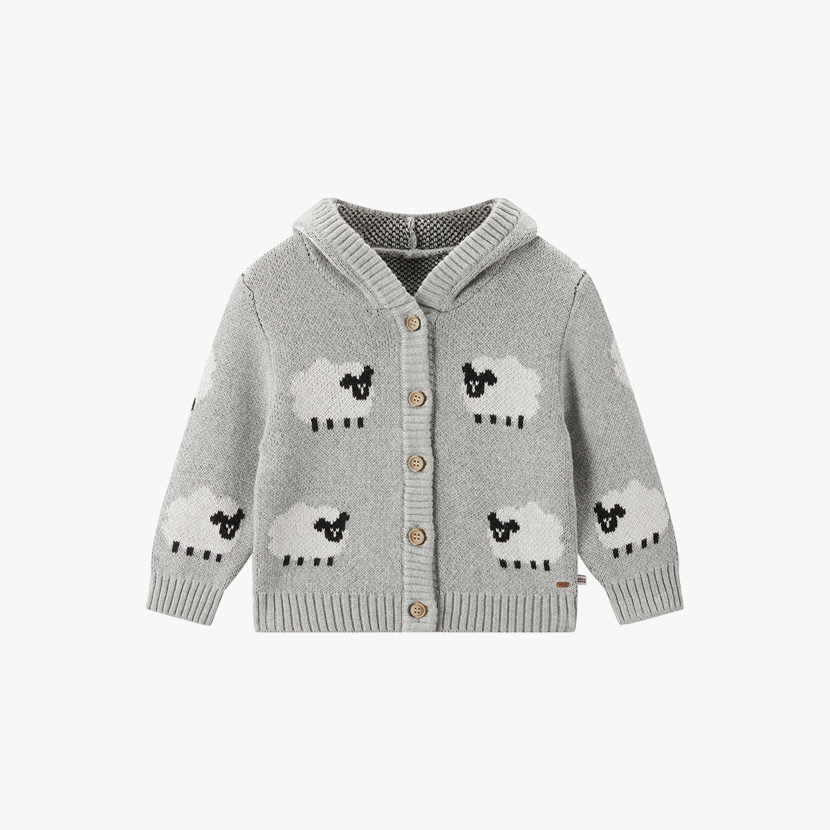 Cloud-Soft Knit Cardigan Heather Grey - Main