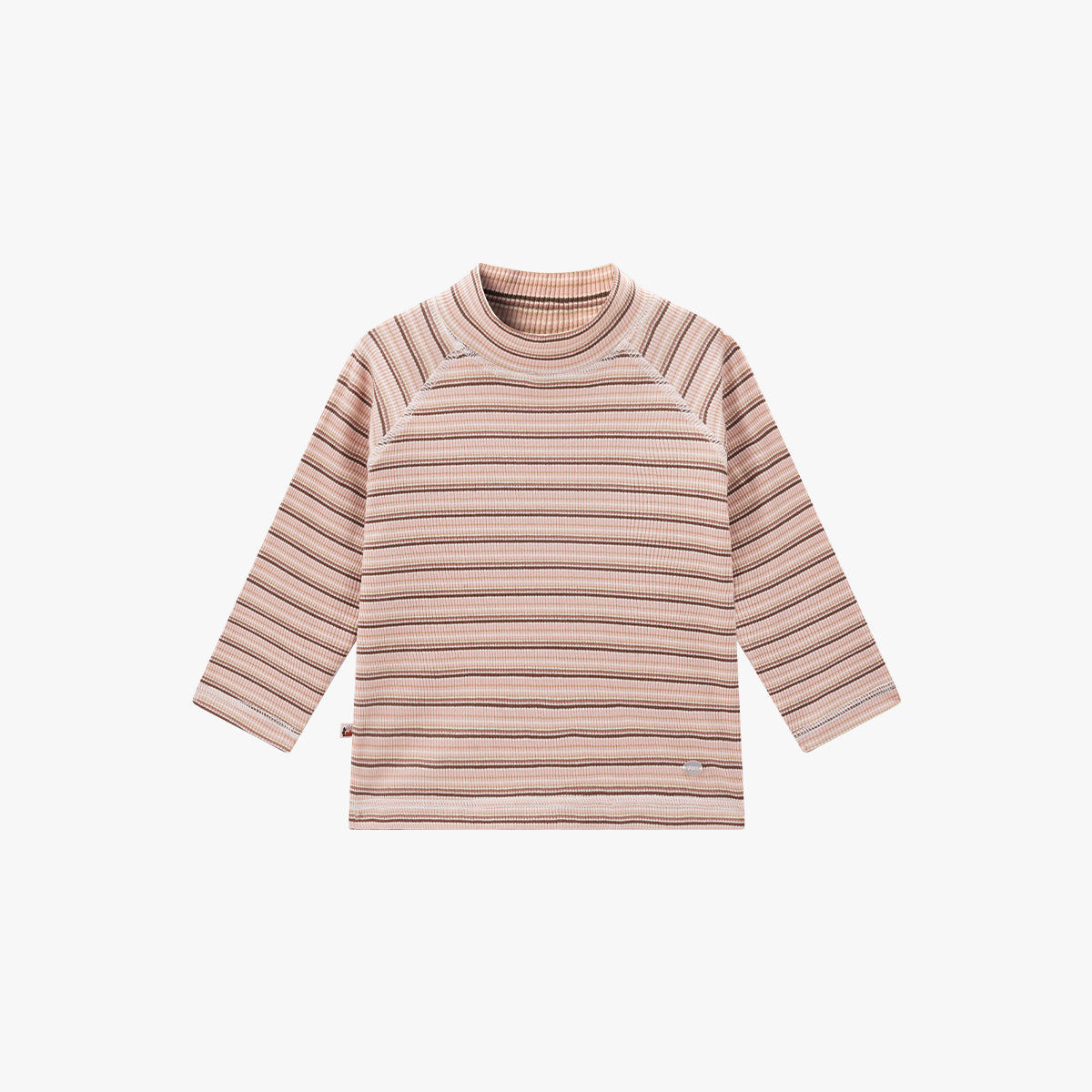 Rainbow Stripe Seamless Top Peach - Main