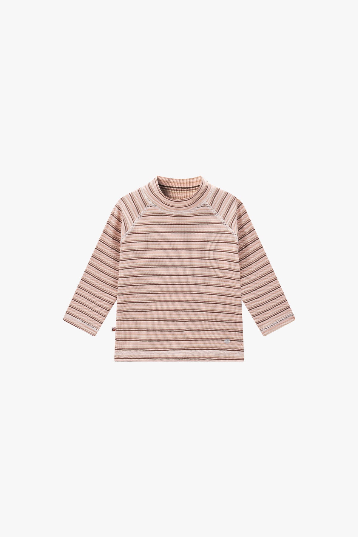 Rainbow Stripe Seamless Top Peach - Main