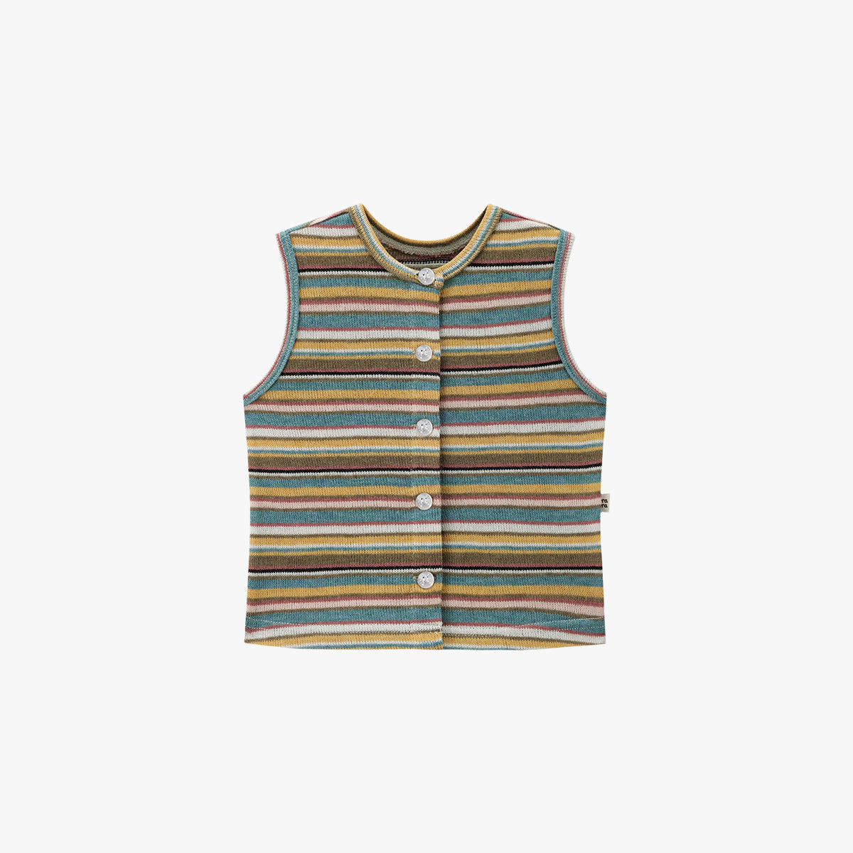 Maple Striped Flared Pants Peach Custard - Main