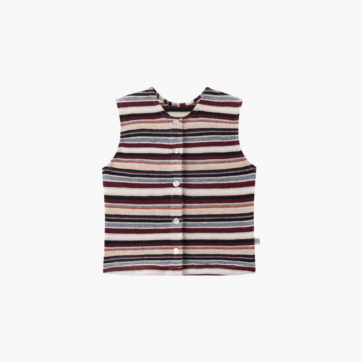 Maple Striped Flared Pants Plum Jam - Main