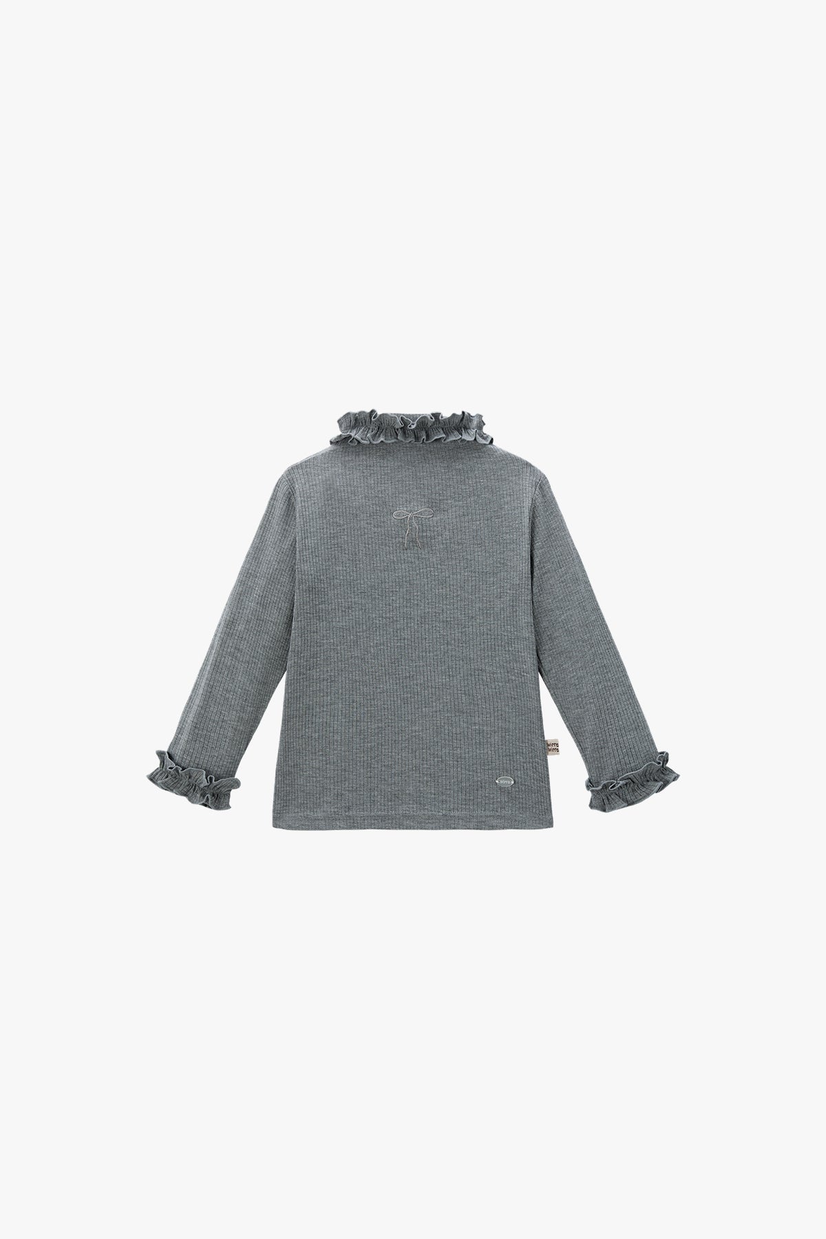 Lace Trim Top - Heather Grey – Kids Clothing | WirraWirra Kids