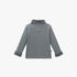 Lace Trim Top Heather Grey - Main