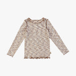 wirrawirra organic baby clothes lycra long sleeve t shirt caramel cocoa 24 Autumn Autumn Essentials Girls New Arrivals Spring