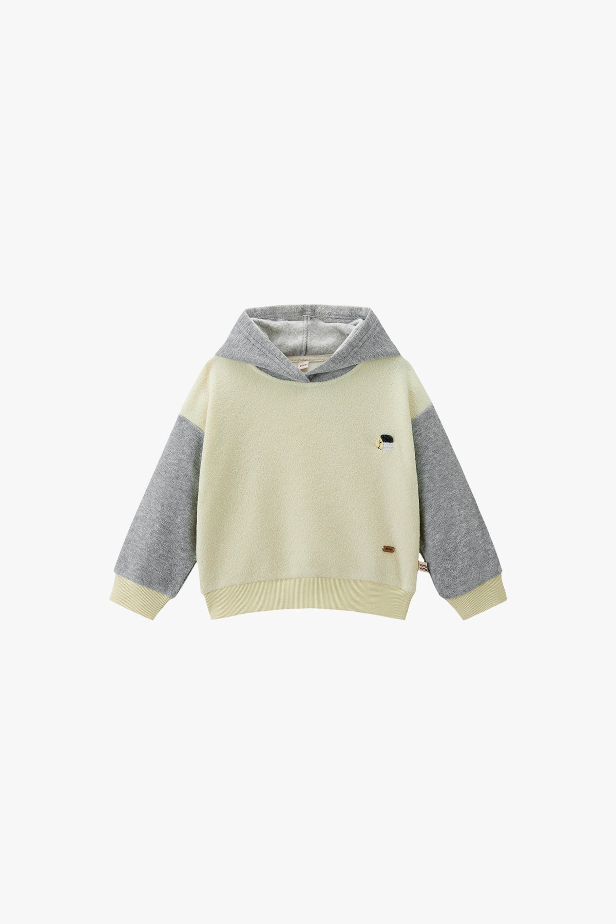 Teddy Fleece Hoodie Heather Grey - Main