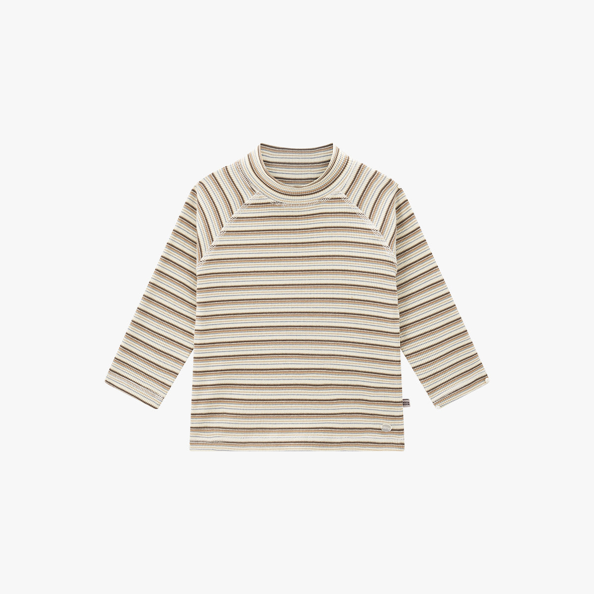 Rainbow Stripe Seamless Top Apricot - Main