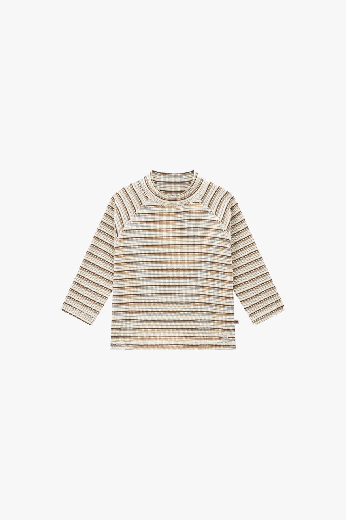 Rainbow Stripe Seamless Top Apricot - Main