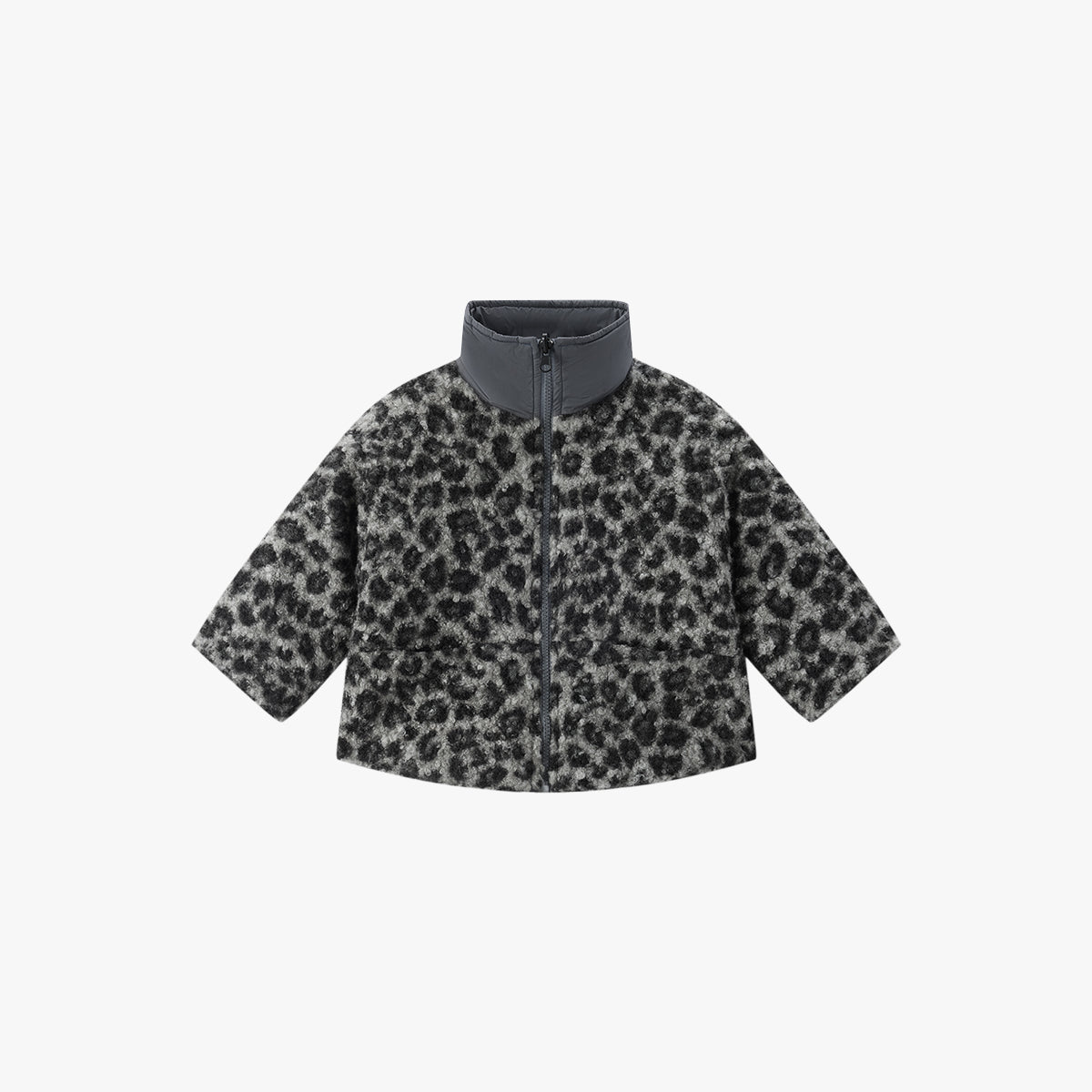 Reversible Fleece Jacket Graphite Black - Main