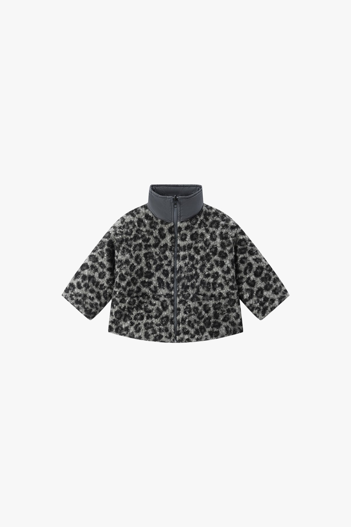 Reversible Fleece Jacket Graphite Black - Main