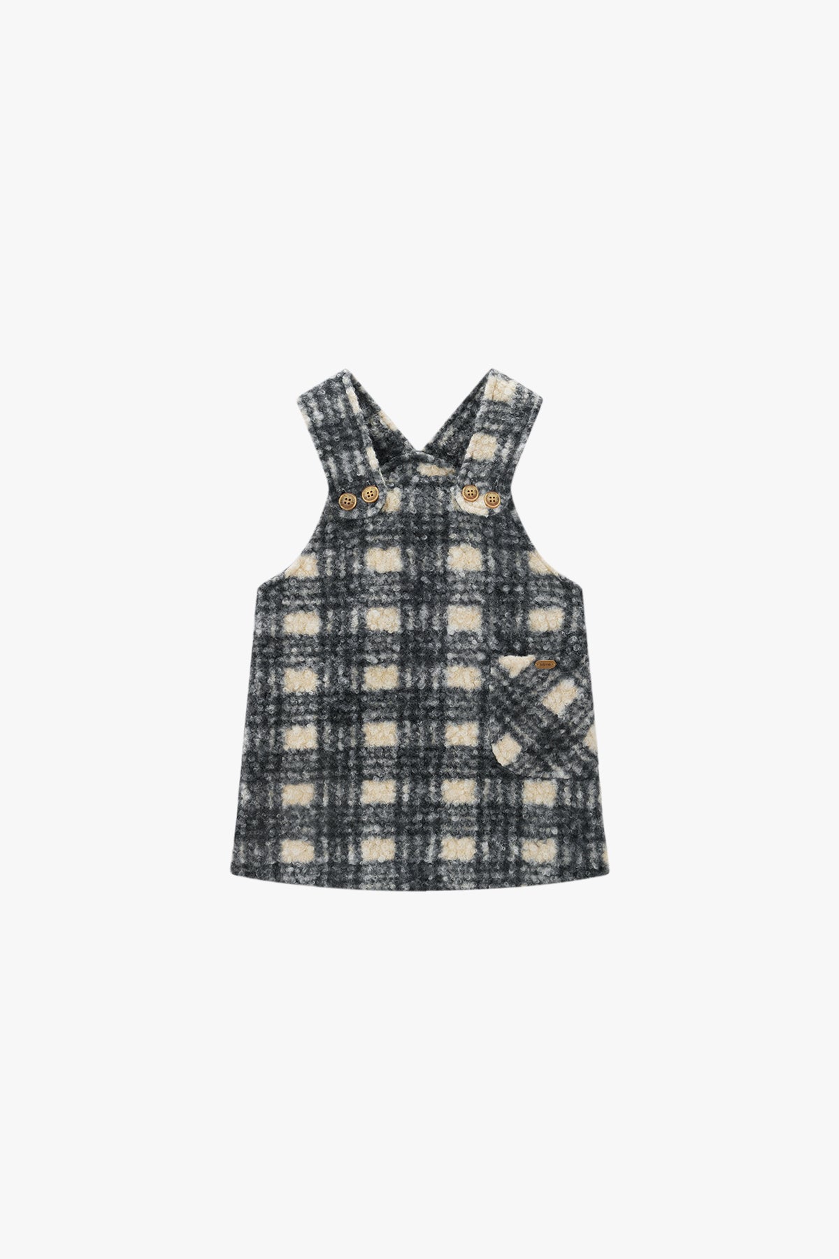 Cozy Plaid Pocket Dress Plaid - Main