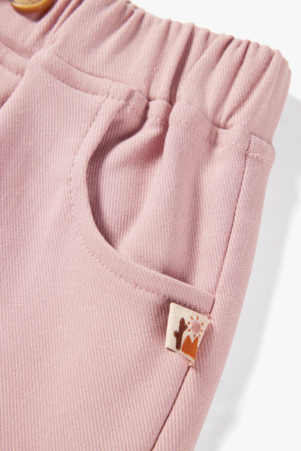 Blossom Bubble Pants Peach Pink - Detail