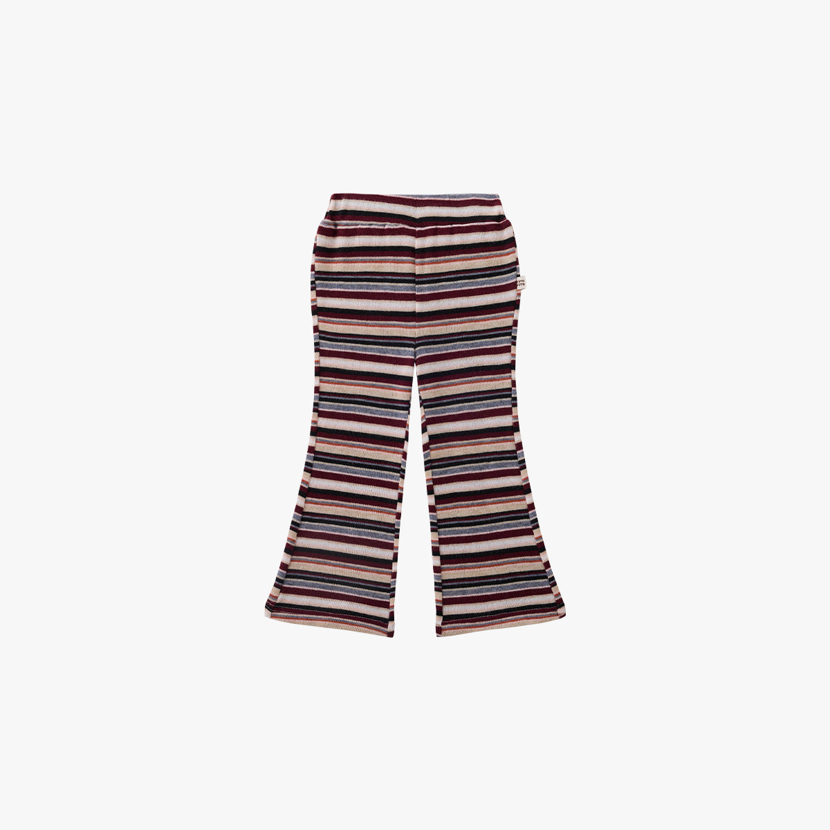 Maple Striped Flared Pants Plum Jam - Detail
