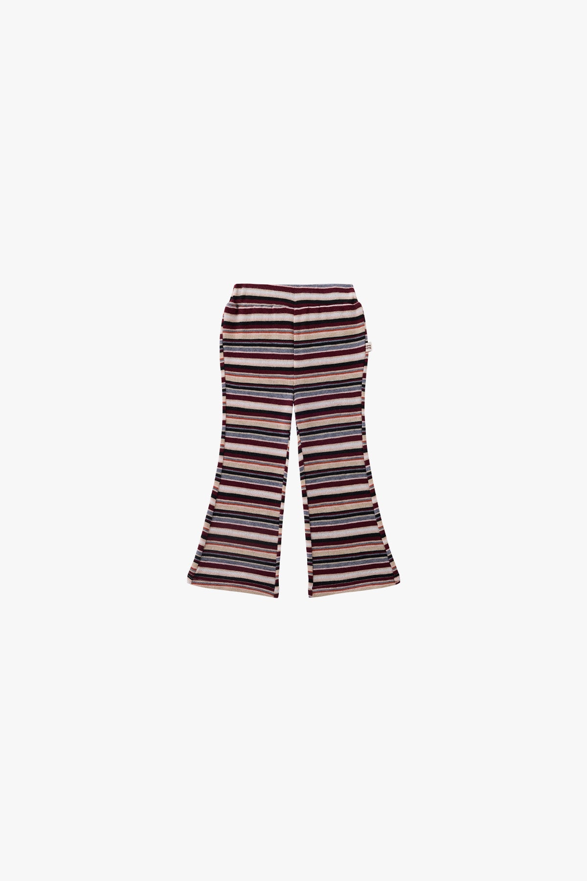 Maple Striped Flared Pants Plum Jam - Detail
