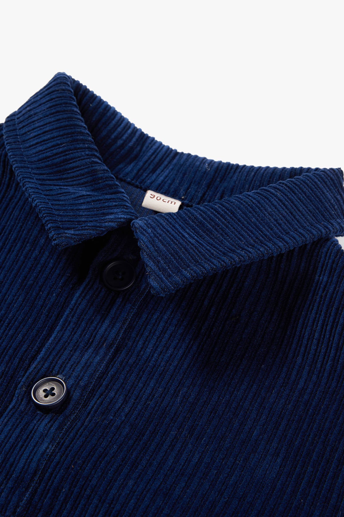 Polar Bear Corduroy Shirt Navy - Detail