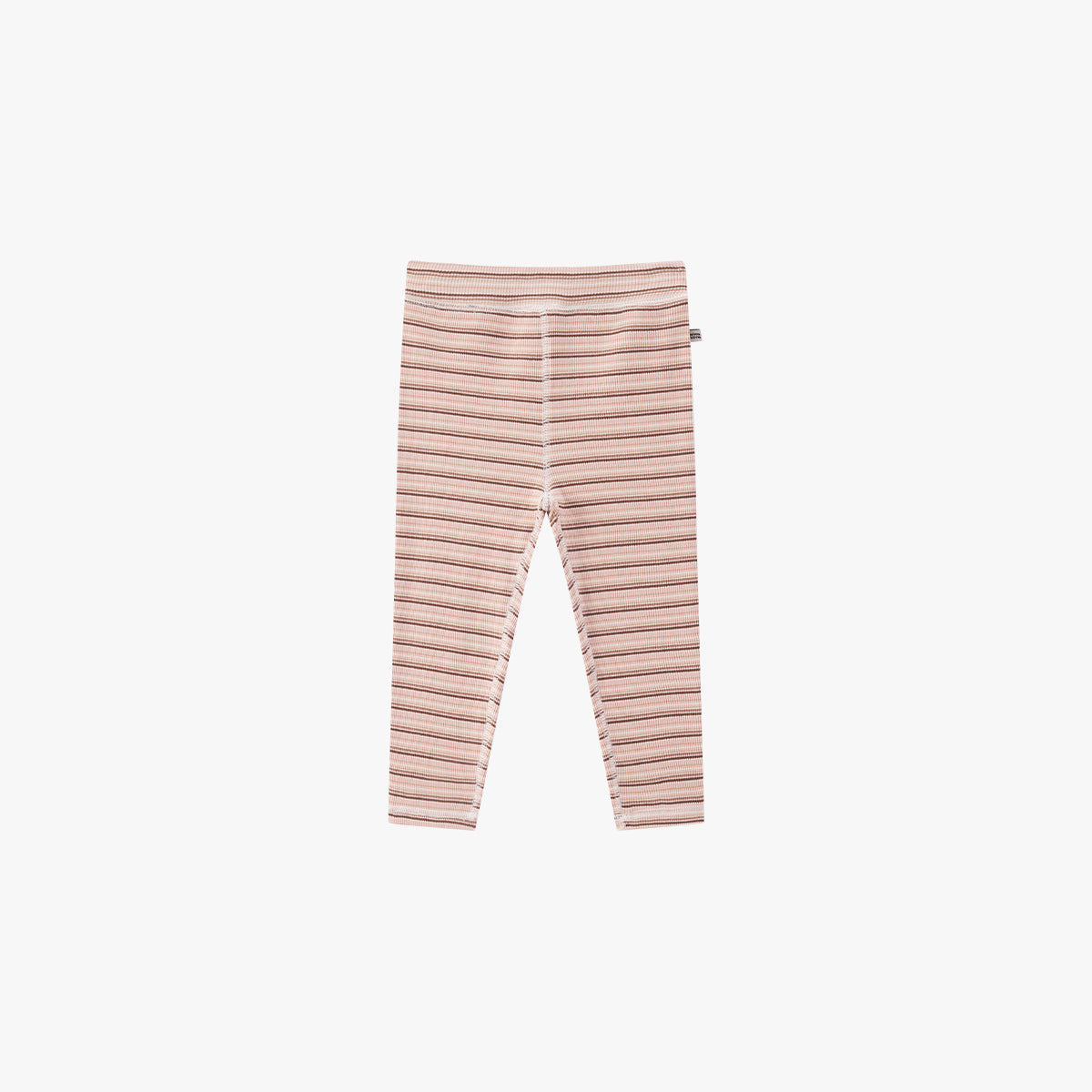 Rainbow Stripe Seamless Pants Peach - Detail