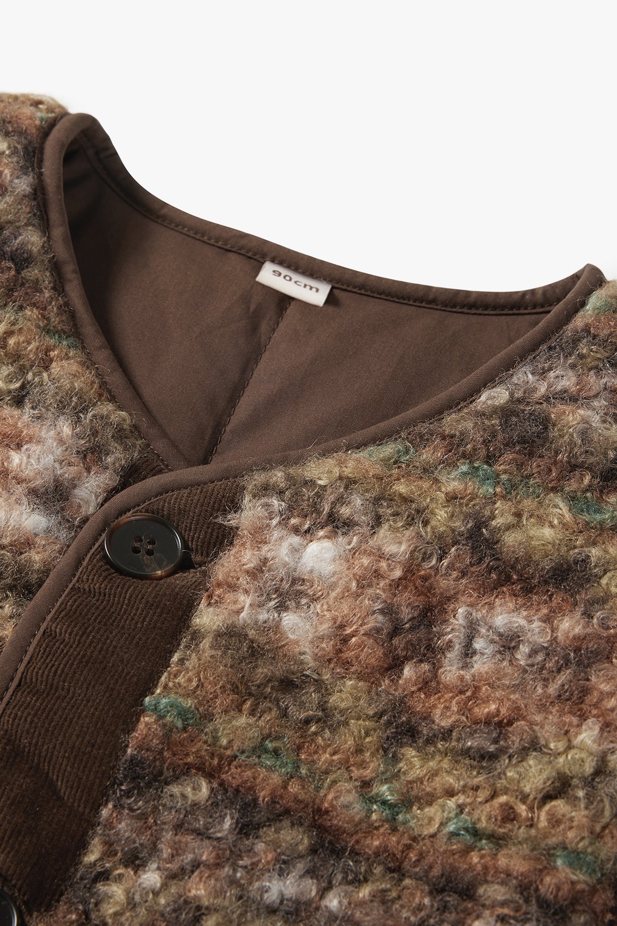 Loop Terry Vest Chestnut - Detail