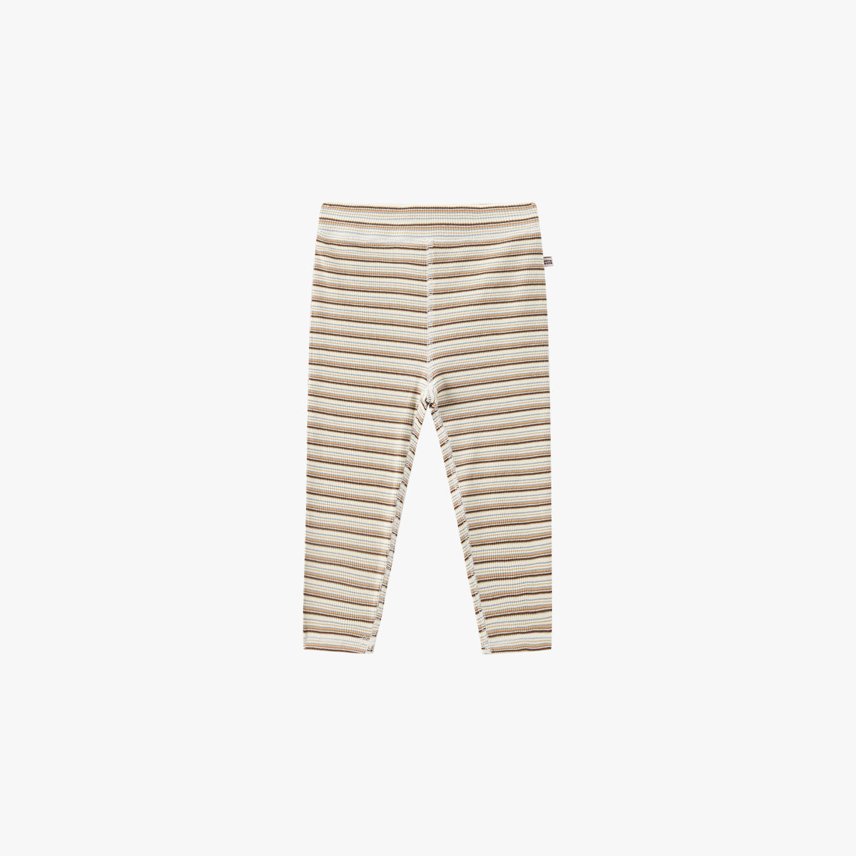 Rainbow Stripe Seamless Pants Apricot - Detail