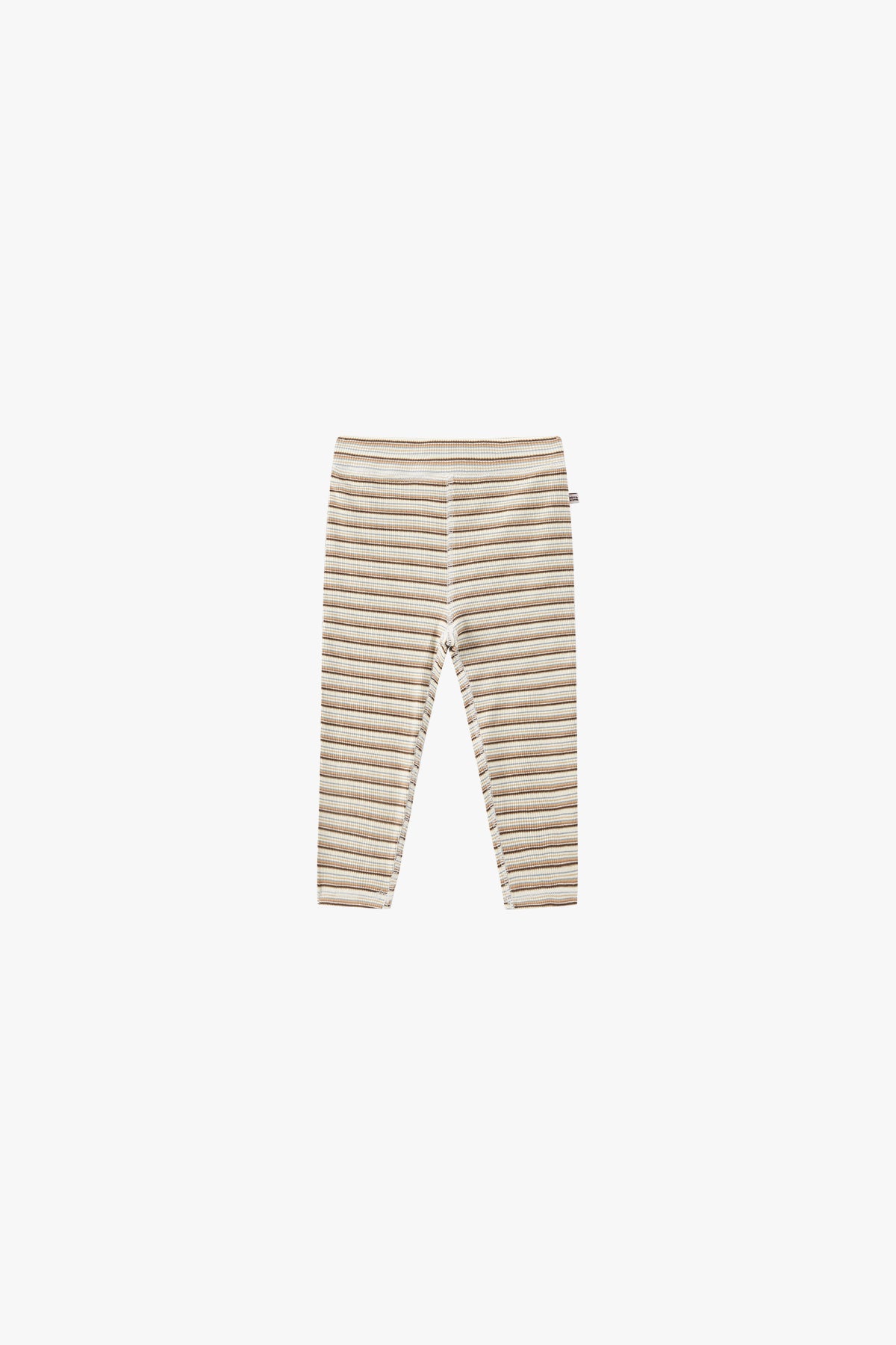 Rainbow Stripe Seamless Pants Apricot - Detail