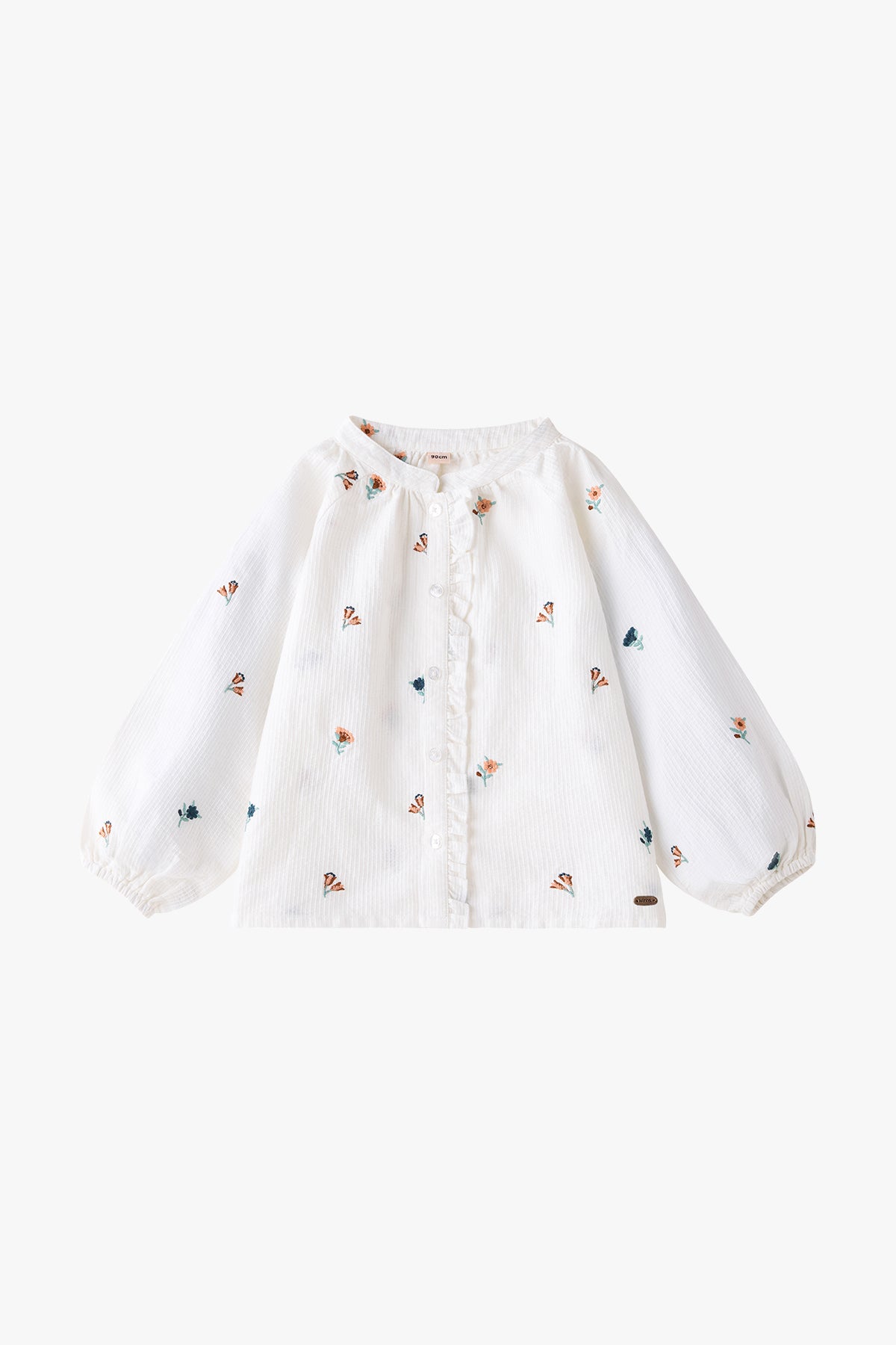 wirrawirra cute baby clothes cotton embroidered blouse cream 24 Autumn Autumn Blouses Girls New Arrivals Shirts Spring