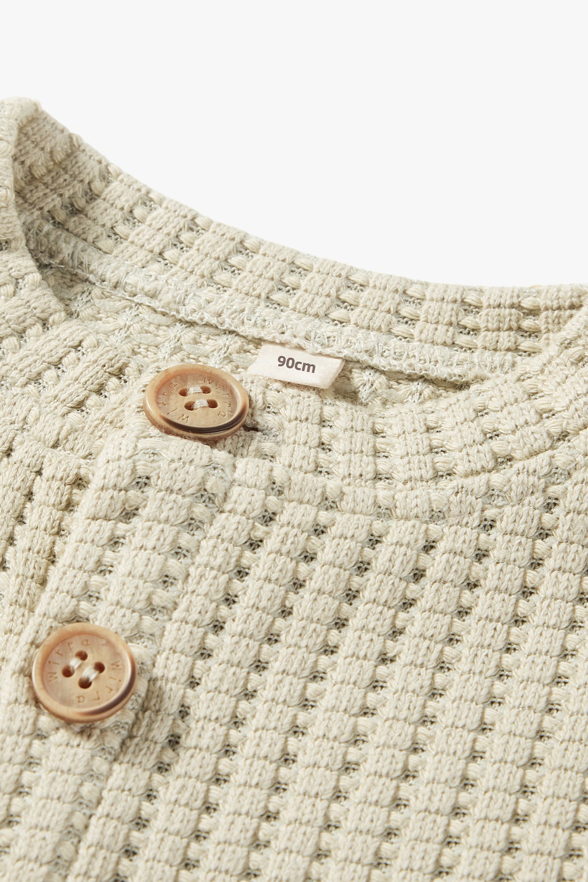 Softshell Waffle Sweatsuit Apricot - Detail