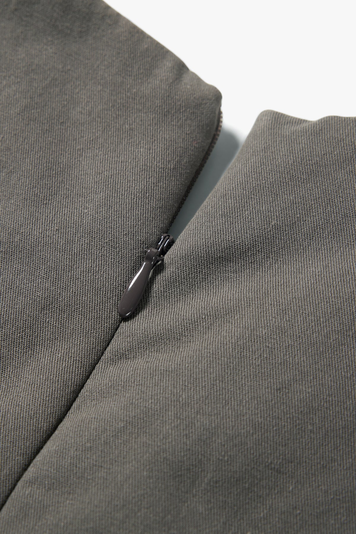 Quilted Puffy Bubble Dress Mist Grey - Detail