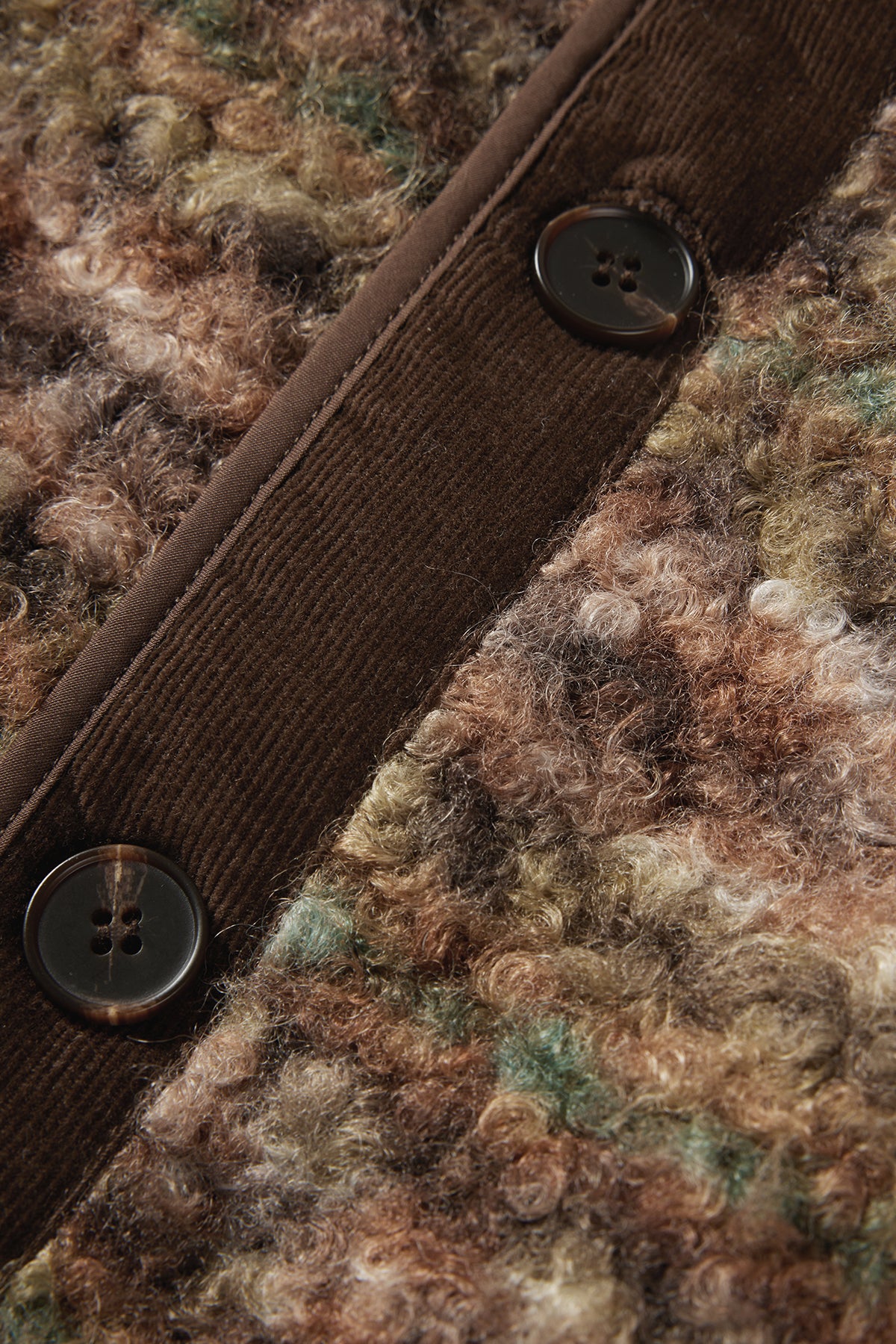 Loop Terry Vest Chestnut - Detail