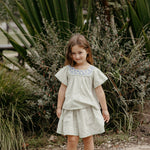 wirrawirra cute newborn clothes jacquard shorts pale green 24 Midsummer Dresses Girls New Arrivals Shorts Skirts