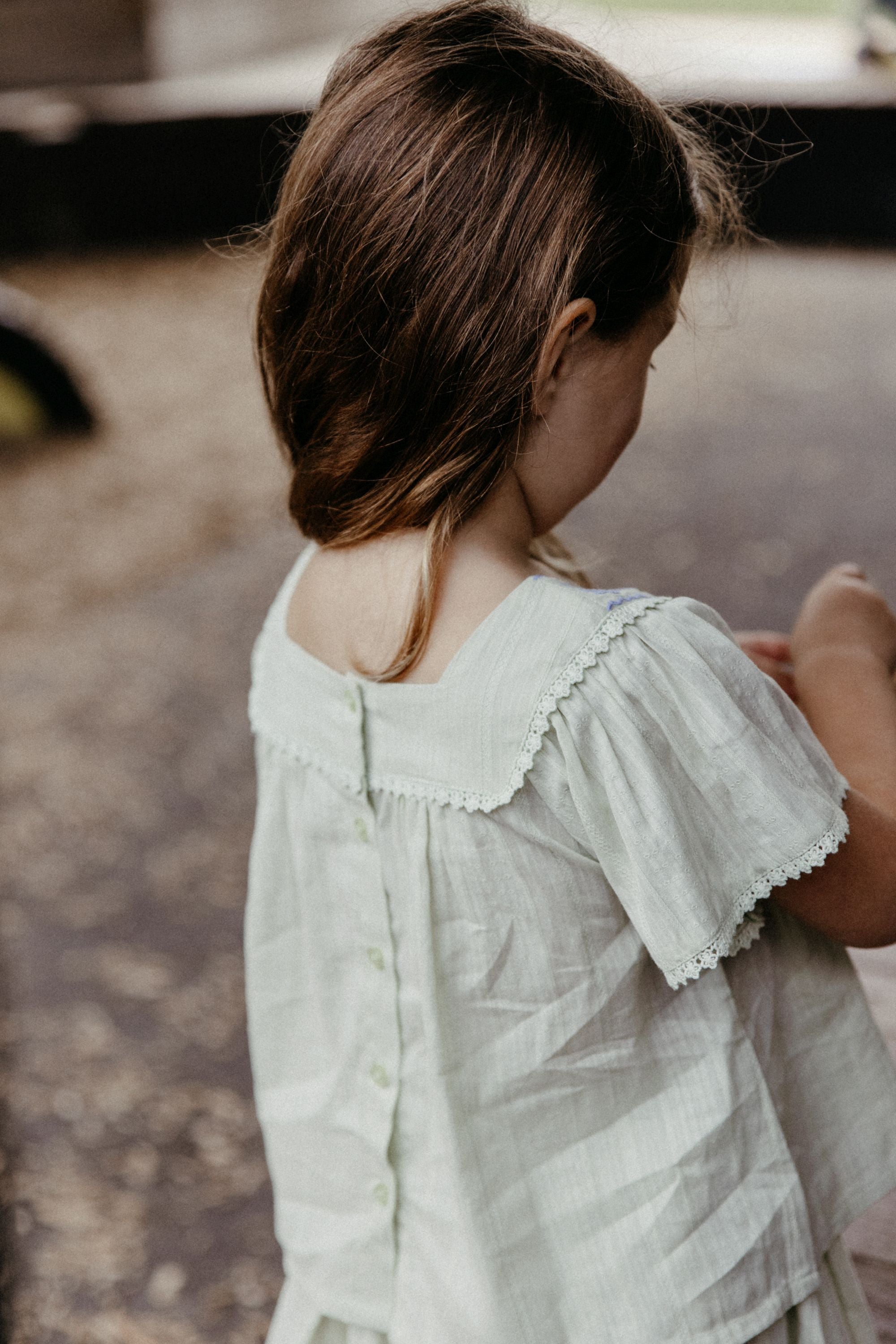 wirrawirra sustainable baby clothes jacquard shorts pale green 24 Midsummer Dresses Girls New Arrivals Shorts Skirts