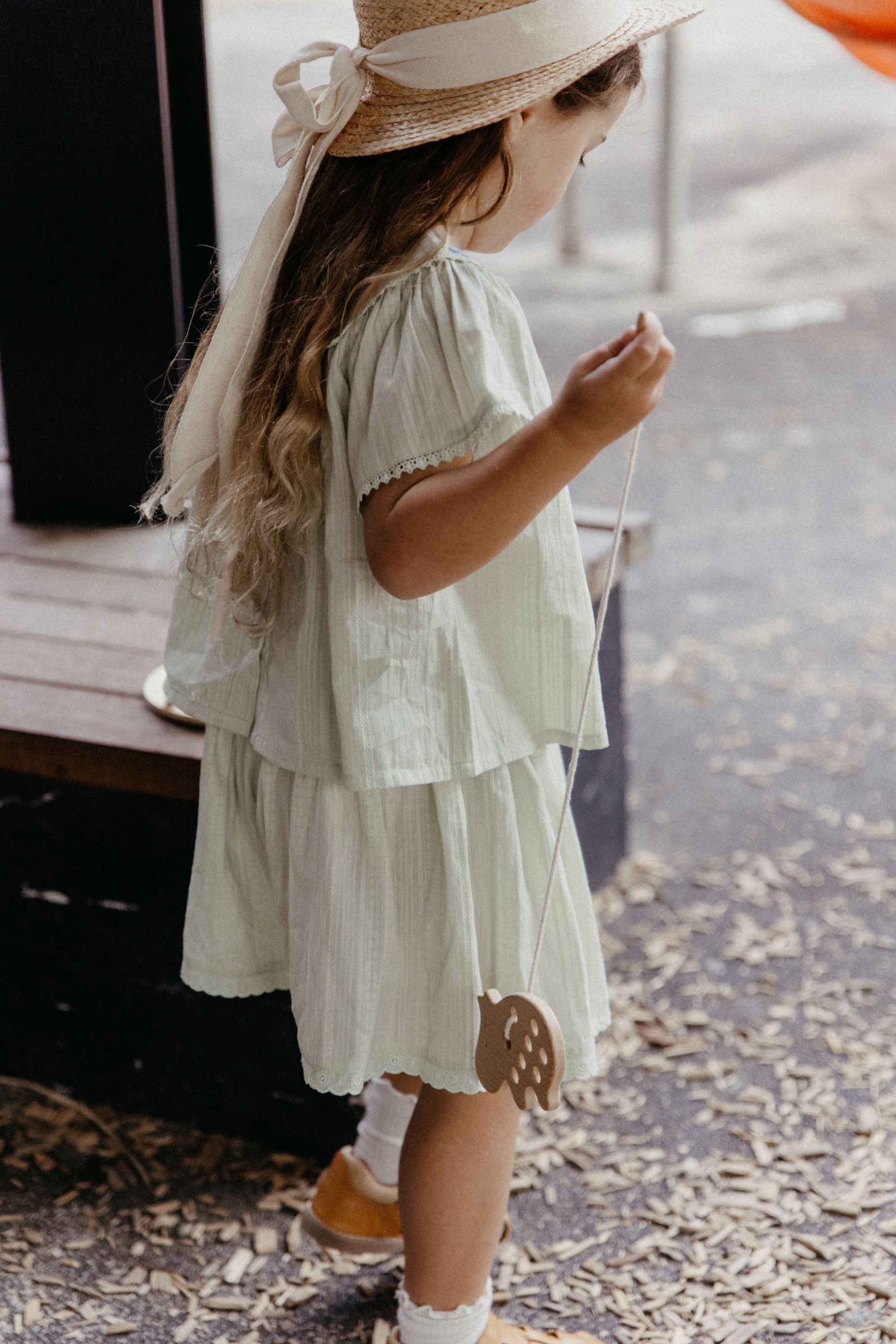 wirrawirra infant clothing stores jacquard shorts pale green 24 Midsummer Dresses Girls New Arrivals Shorts Skirts