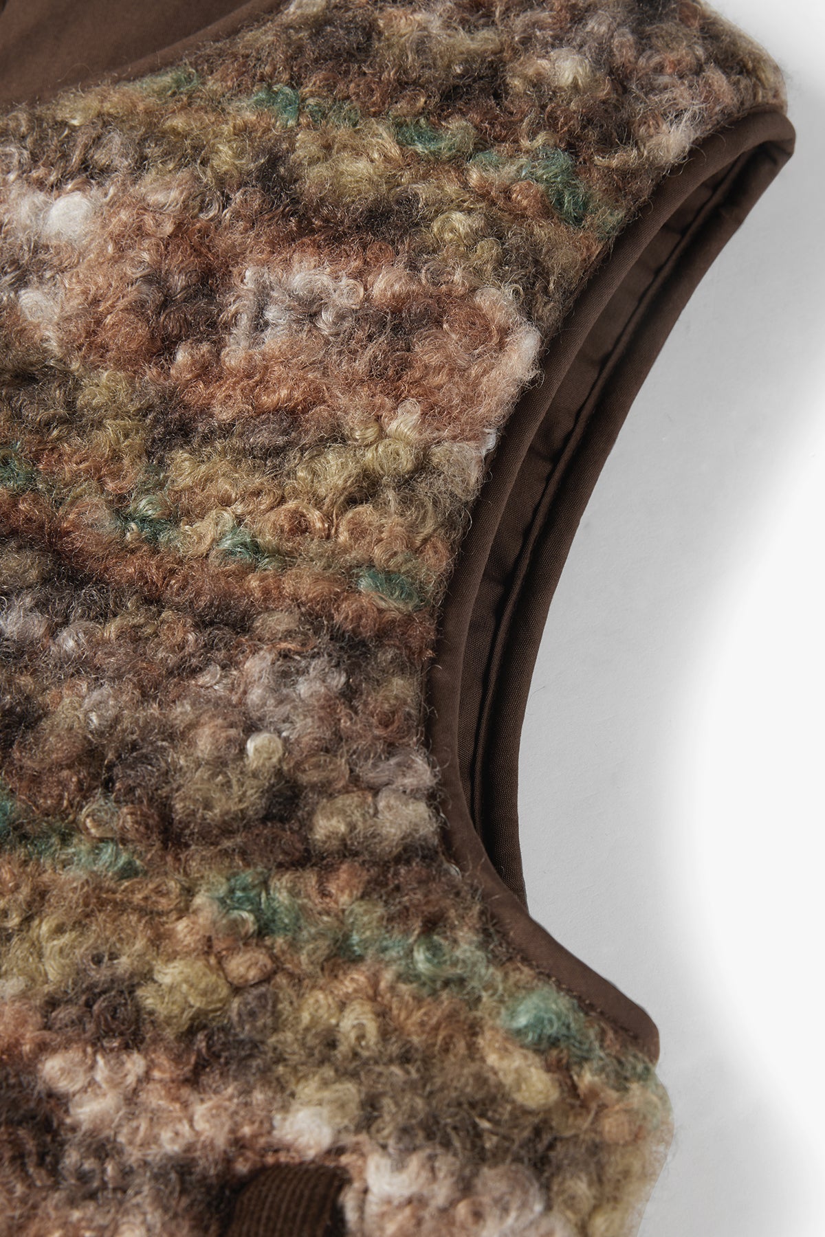 Loop Terry Vest Chestnut - Detail
