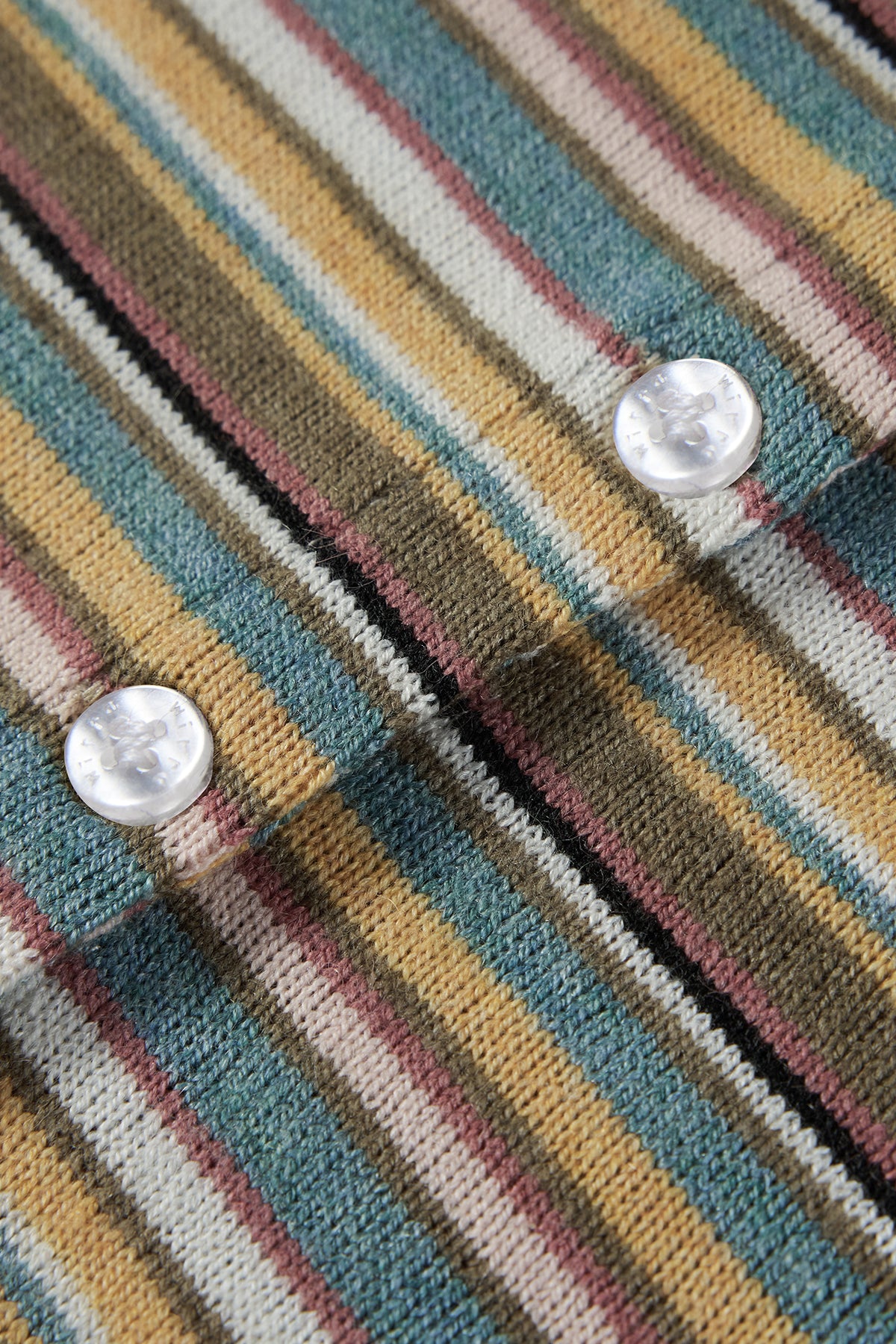 Maple Striped Flared Pants Peach Custard - Detail