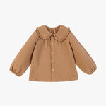 wirrawirra kids clothes double layer crepe blouse caramel 24 Autumn Autumn Blouses Girls New Arrivals Shirts Spring