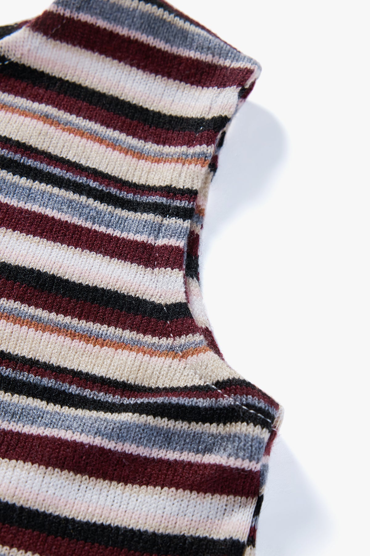 Maple Stripe Tank Plum Jam - Detail