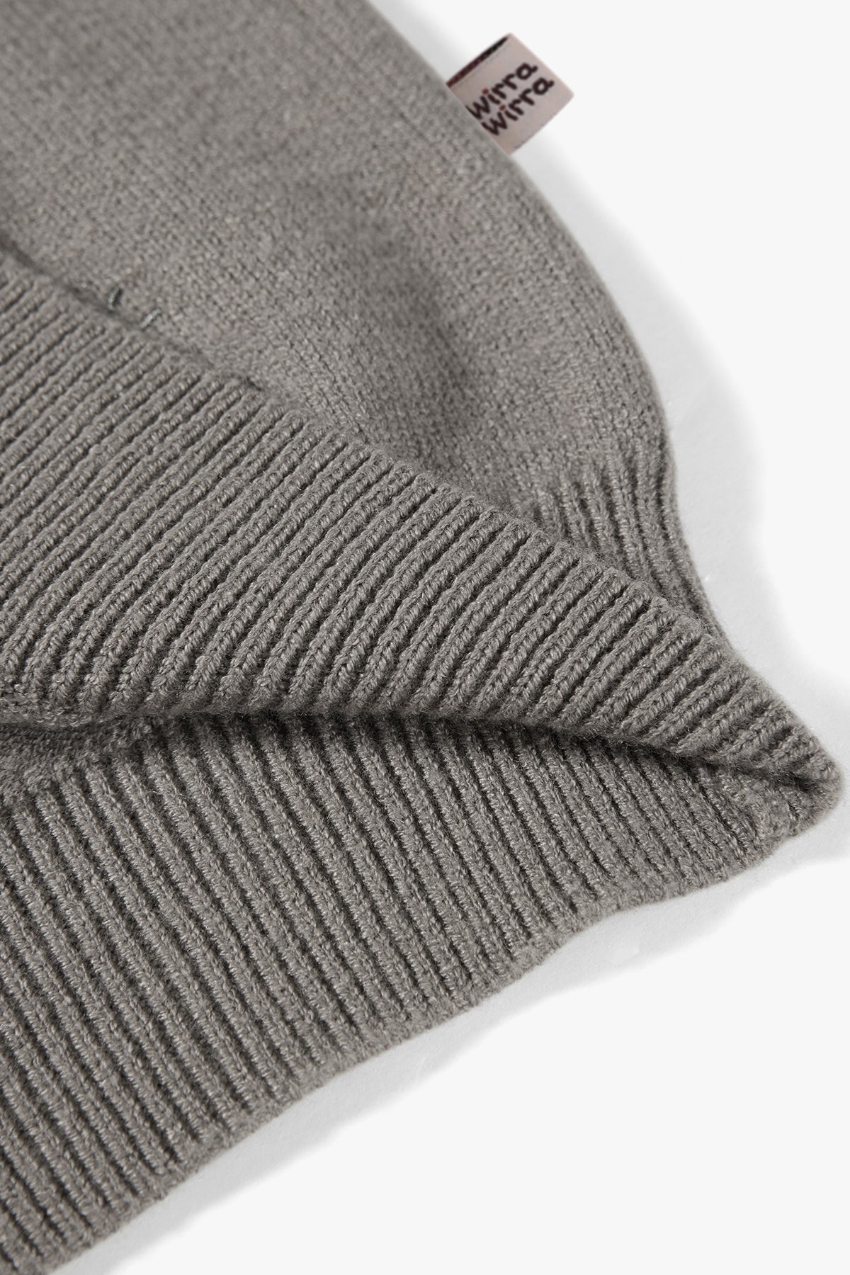 Cloud Knit Top Mist Grey - Detail