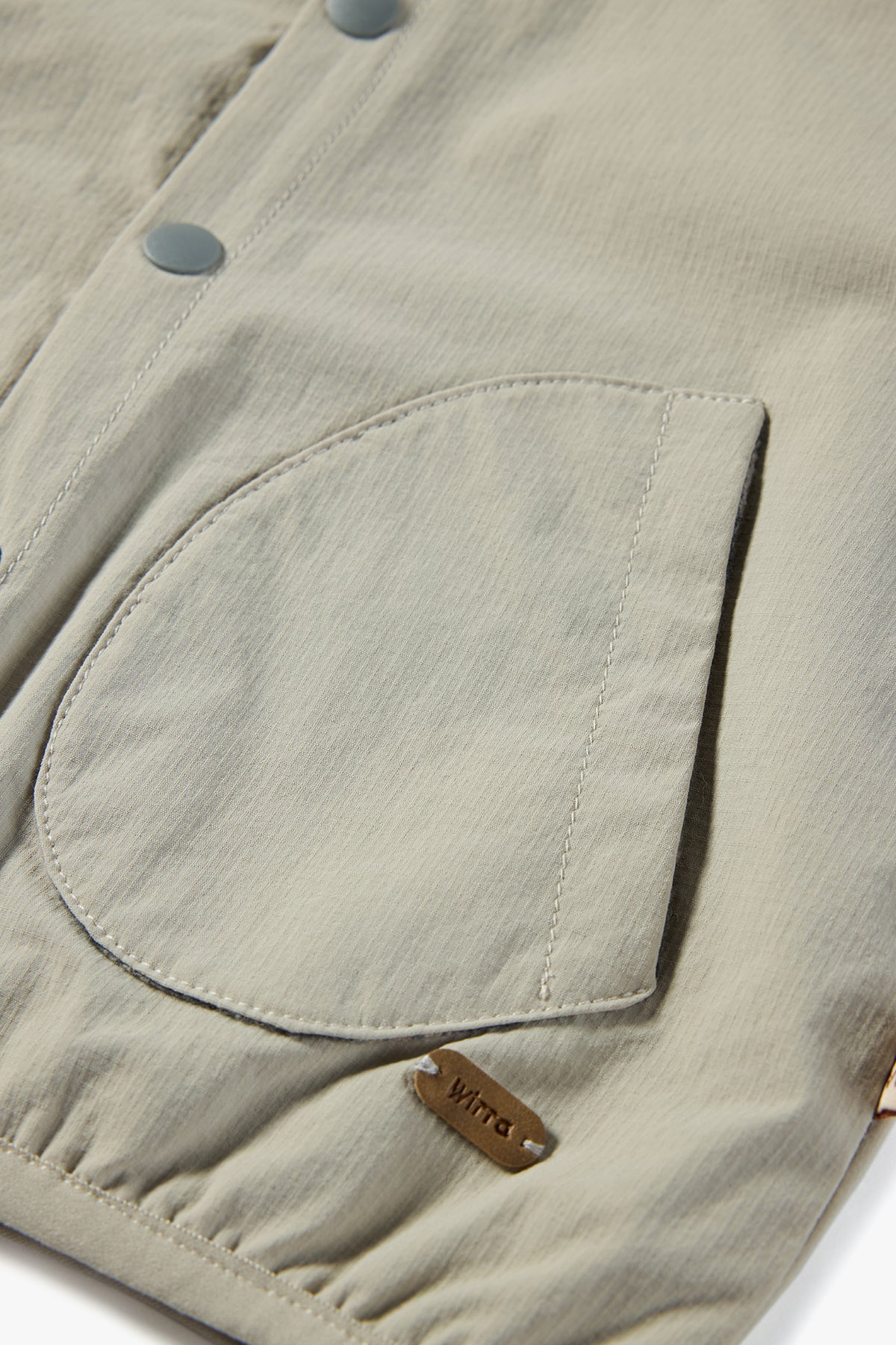 Reversible Plaid Lightweight Jacket Mist Gray - Detail