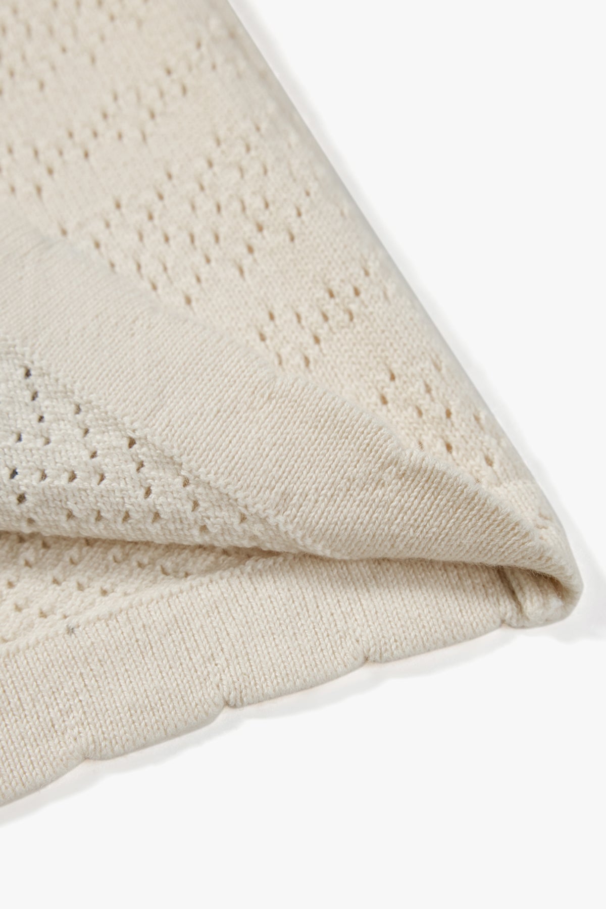 Bow Knit Top Beige - Detail