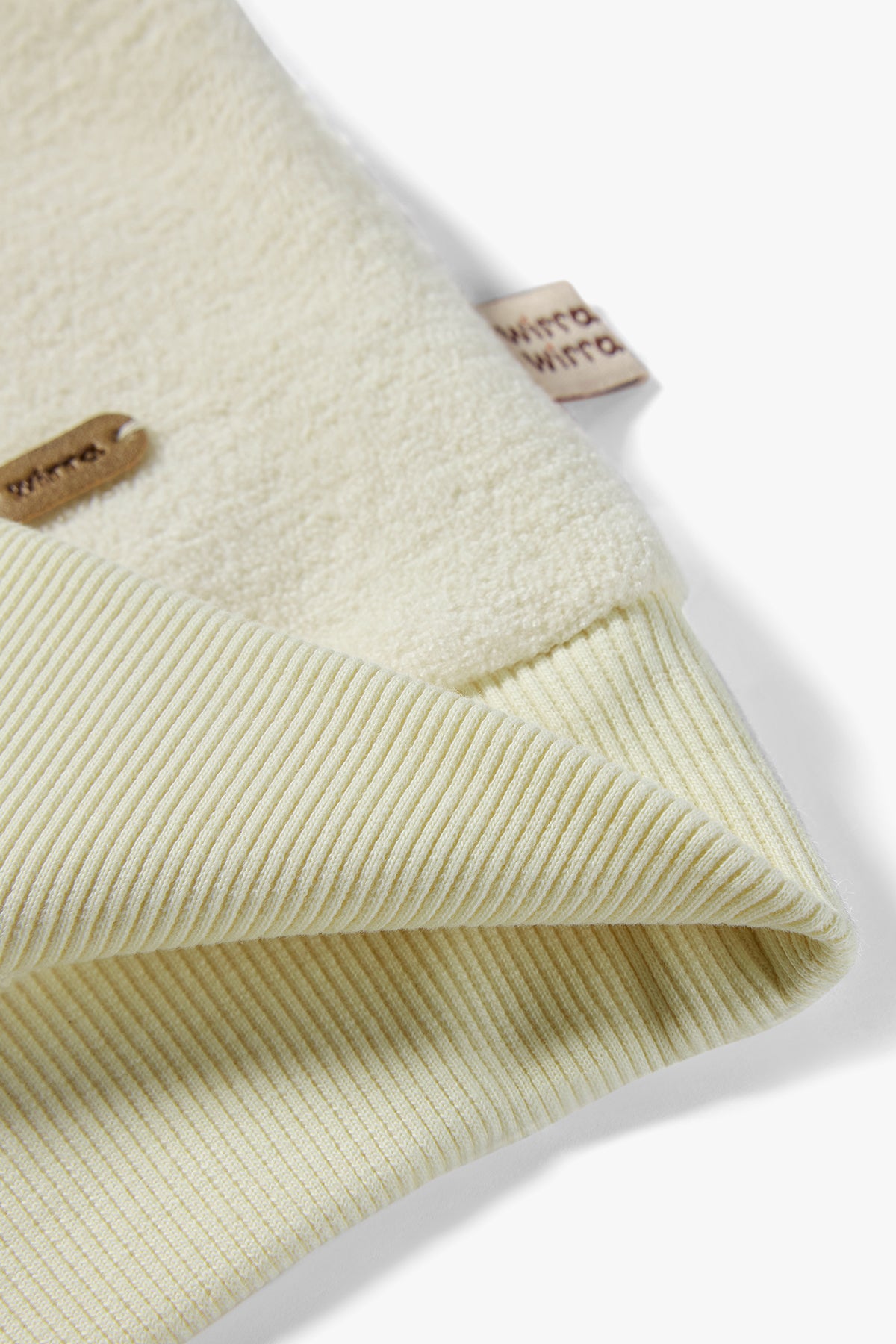 Teddy Fleece Hoodie Heather Grey - Detail