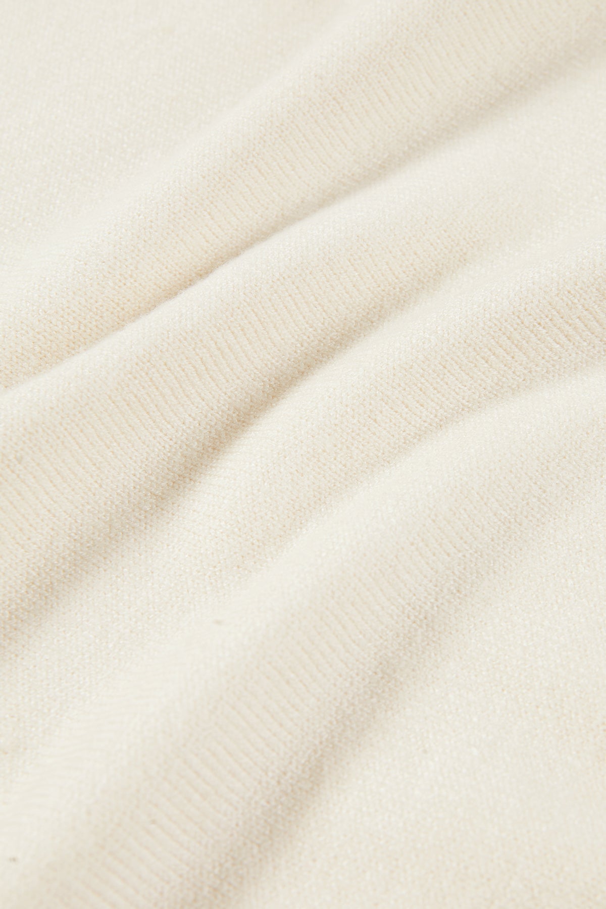 Cloud Knit Top Cream White - Detail