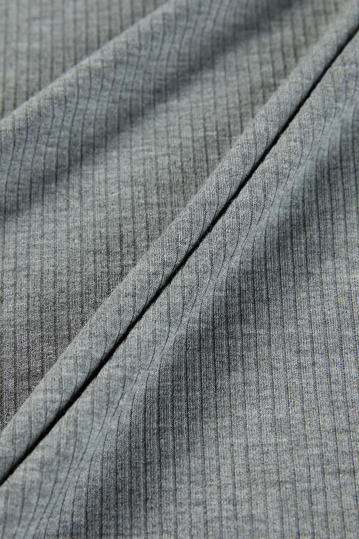 Lace Trim Top Heather Grey - Detail