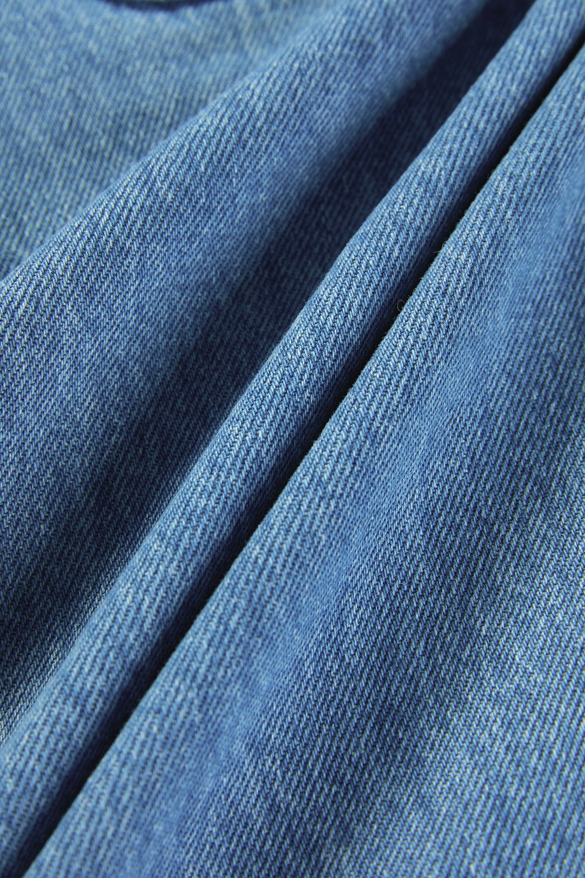 Vintage Ruffle Hem Jeans Denim - Detail