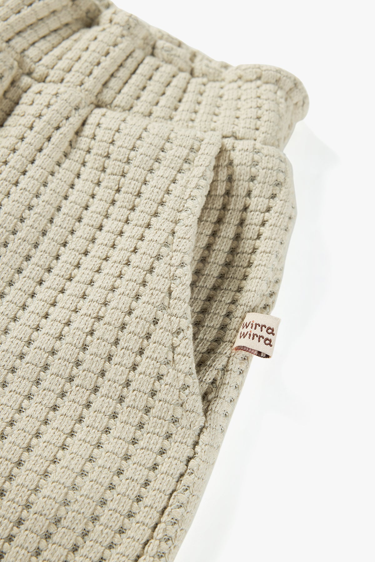 Softshell Waffle Sweatsuit Apricot - Detail